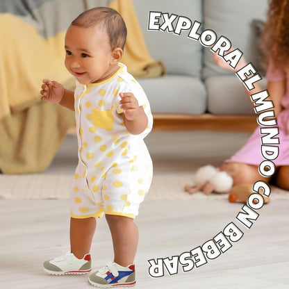 Zapatos personalizados para bebé (0-12 meses) – Zapatillas deportivas personalizadas con nombre y bolsa de regalo